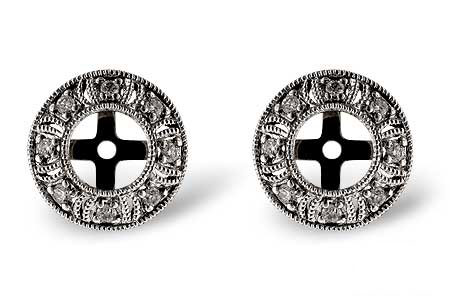 A009-53836: EARRING JACKETS .12 TW (FOR 0.50-1.00 CT TW STUDS)