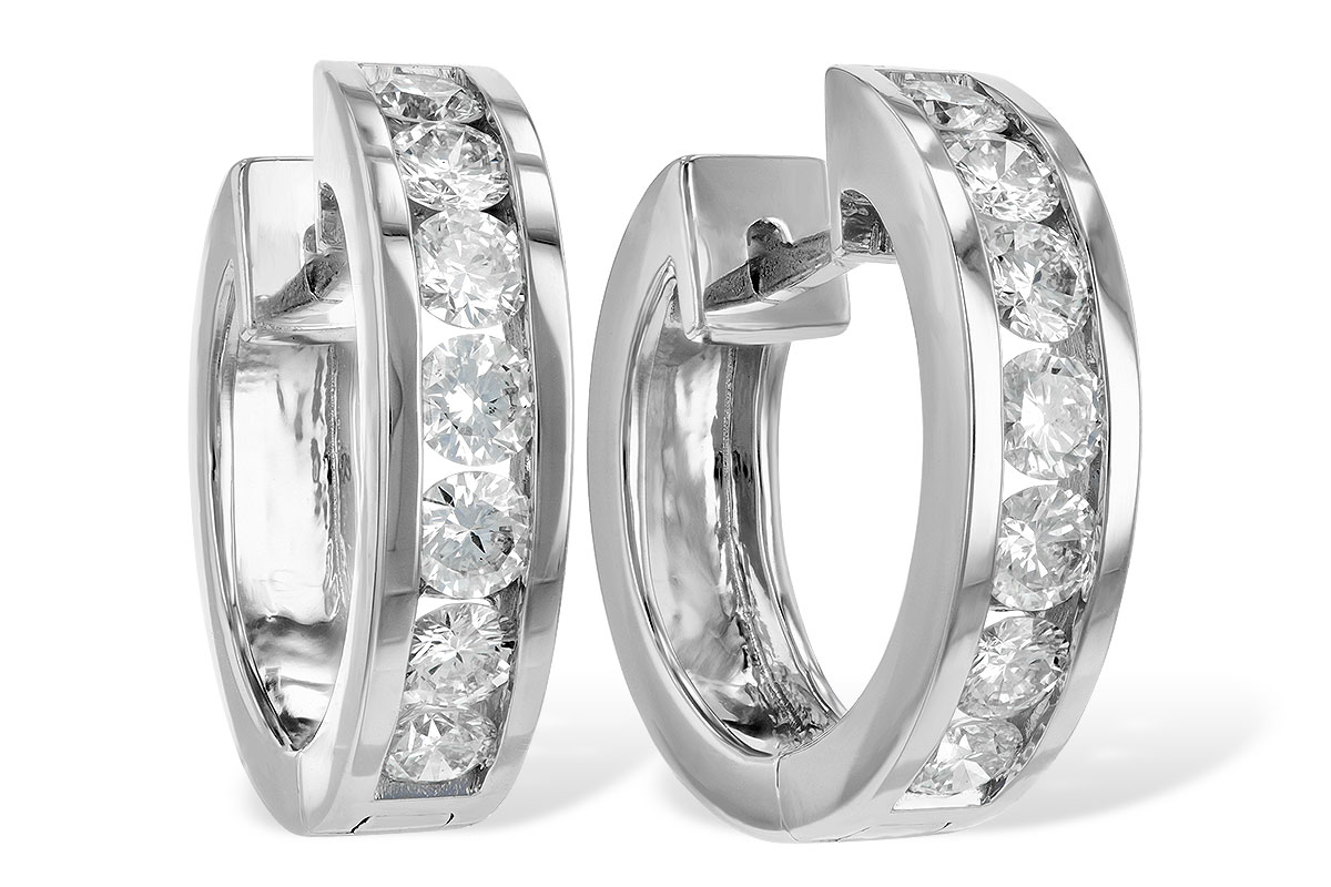 A194-93845: EARRINGS 1.50 TW