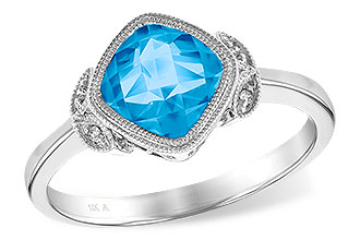 A195-88409: LDS RG 1.63 BLUE TOPAZ 1.65 TGW