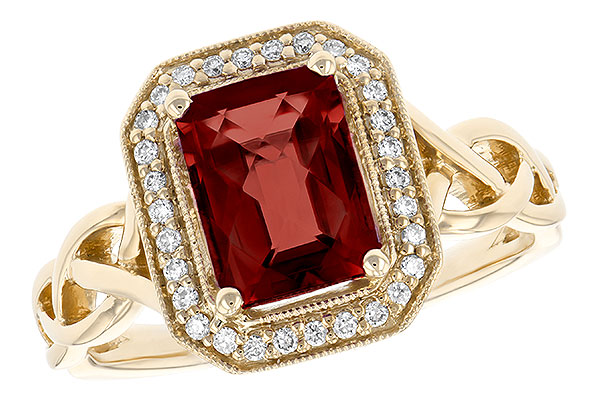 A196-75663: LDS RG 1.89 GARNET 2.00 TGW