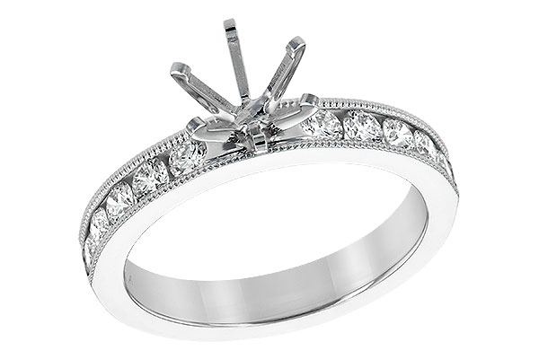 A198-60254: LDS SEMI DIA RG .62 TW