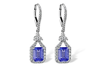 A199-45690: EARR 1.60 TW TANZANITE 2.08 TGW