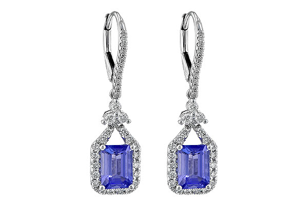 A199-45690: EARR 1.60 TW TANZANITE 2.08 TGW