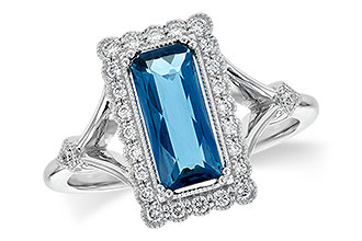 A199-51172: LDS RG 1.58 LONDON BLUE TOPAZ 1.75 TGW