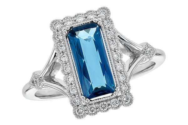 A199-51172: LDS RG 1.58 LONDON BLUE TOPAZ 1.75 TGW