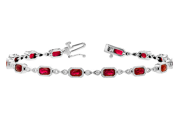 A282-21172: BRACELET 4.50 RUBY 4.82 TGW