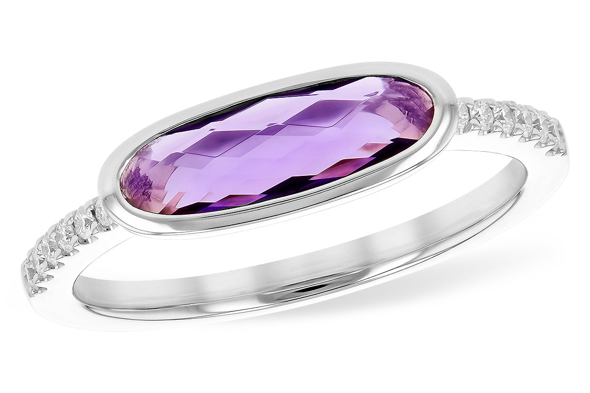A282-26609: LDS RG .92 AMETHYST 1.02 TGW