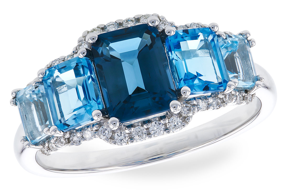 A283-12081: LDS RG 2.15 TW BLUE TOPAZ 2.30 TGW