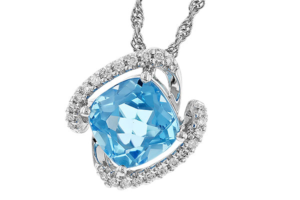 A283-12972: NECK 2.61 BLUE TOPAZ 2.72 TGW