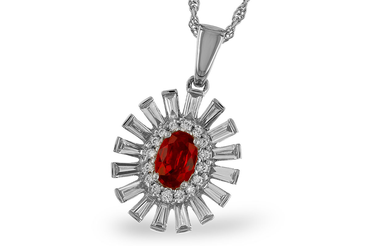 A283-16581: NECK .58 RUBY TW 1.10 TGW (6x4MM RUBY)