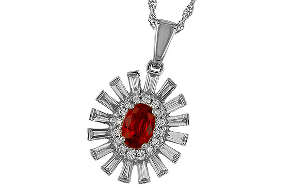 A283-16581: NECK .58 RUBY TW 1.10 TGW (6x4MM RUBY)