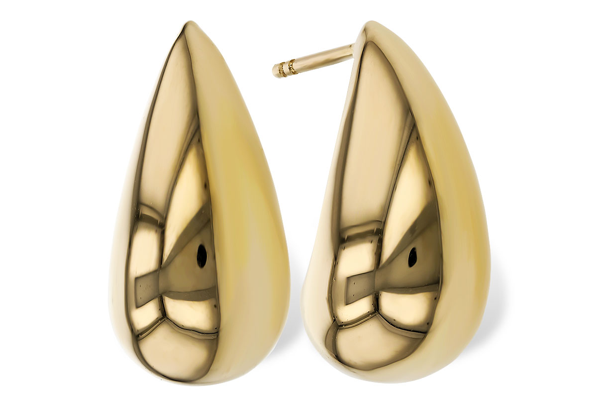 A284-05681: GOLD EARRINGS (20MM)