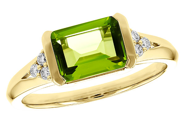 A284-06581: LDS RG 1.52 PERIDOT 1.61 TGW (8X6MM PER)