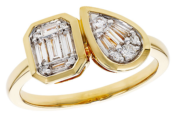 A284-07527: LDS DIA RG .17 TW BAGUETTE .25 TW