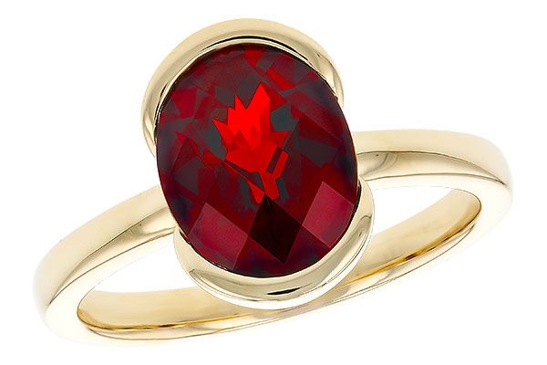 A284-91127: LDS RG 2.95 GARNET (10X8MM)