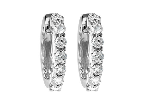 B010-39290: EARRINGS 1.00 CT TW