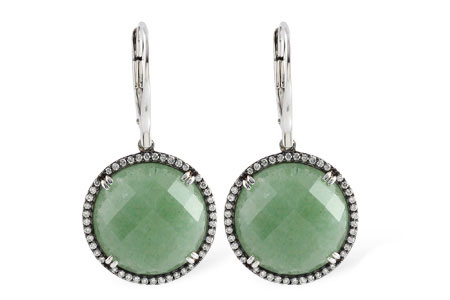 B195-82090: EARR 13.40 AVENTURINE 13.65 TGW