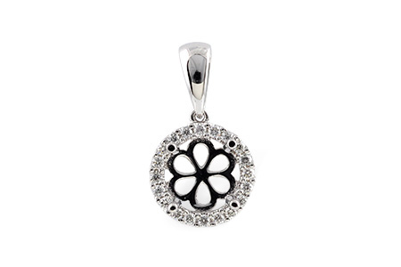 B195-85727: SEMI PENDANT .14 TW