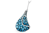 B196-77499: NECK 4.81 BLUE TOPAZ 4.94 TGW
