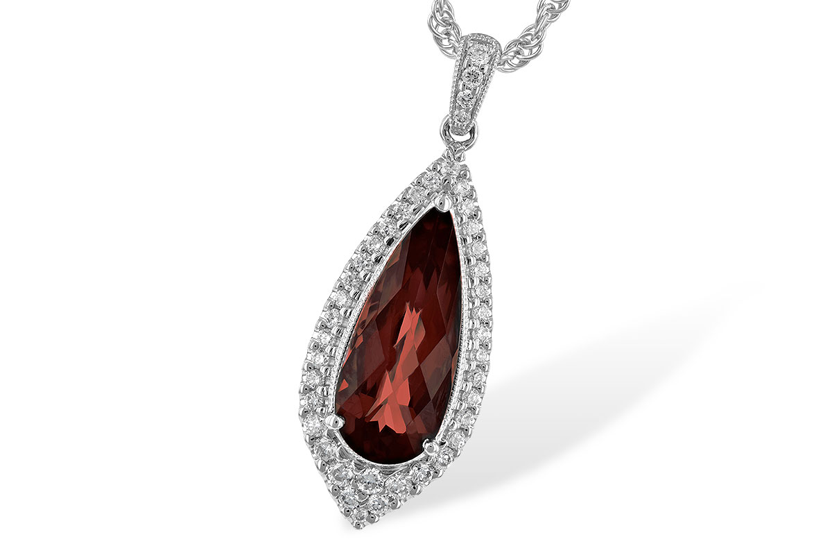 B198-57499: NECK 2.27 GARNET 2.52 TGW