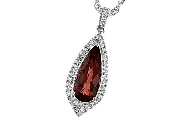 B198-57499: NECK 2.27 GARNET 2.52 TGW