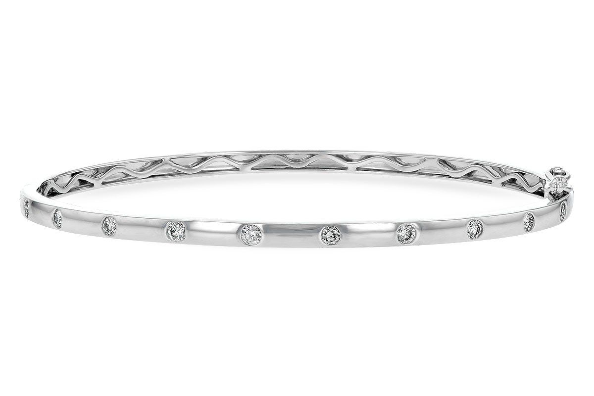 B198-59318: BANGLE BRACELET .40 TW