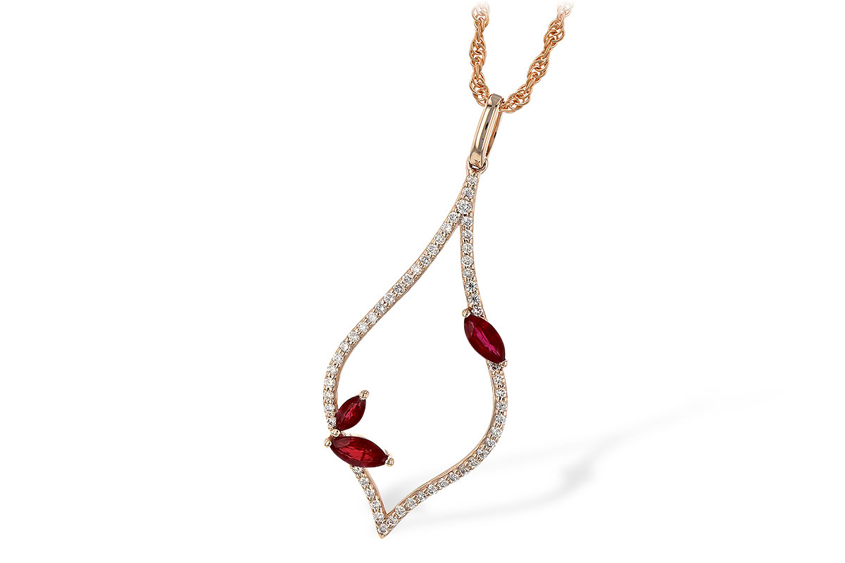 B199-45690: NECK .36 RUBY .56 TGW