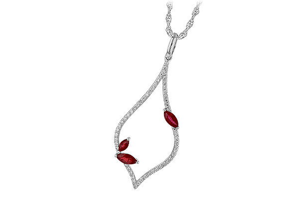 B199-45690: NECK .36 RUBY .56 TGW