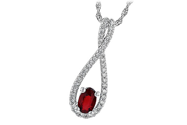 B199-47490: NECK .50 RUBY .74 TGW