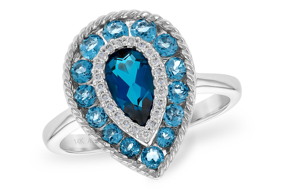 B199-49354: LDS RG 1.52 TW BLUE TOPAZ 1.60 TGW