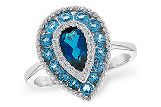 B199-49354: LDS RG 1.52 TW BLUE TOPAZ 1.60 TGW