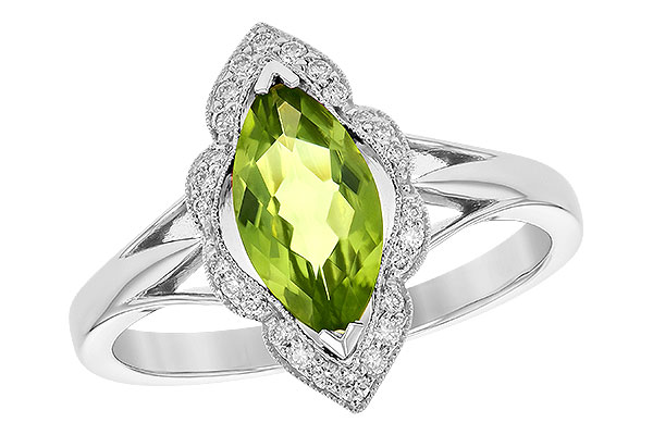 B199-51163: LDS RG .94 PERIDOT 1.05 TGW