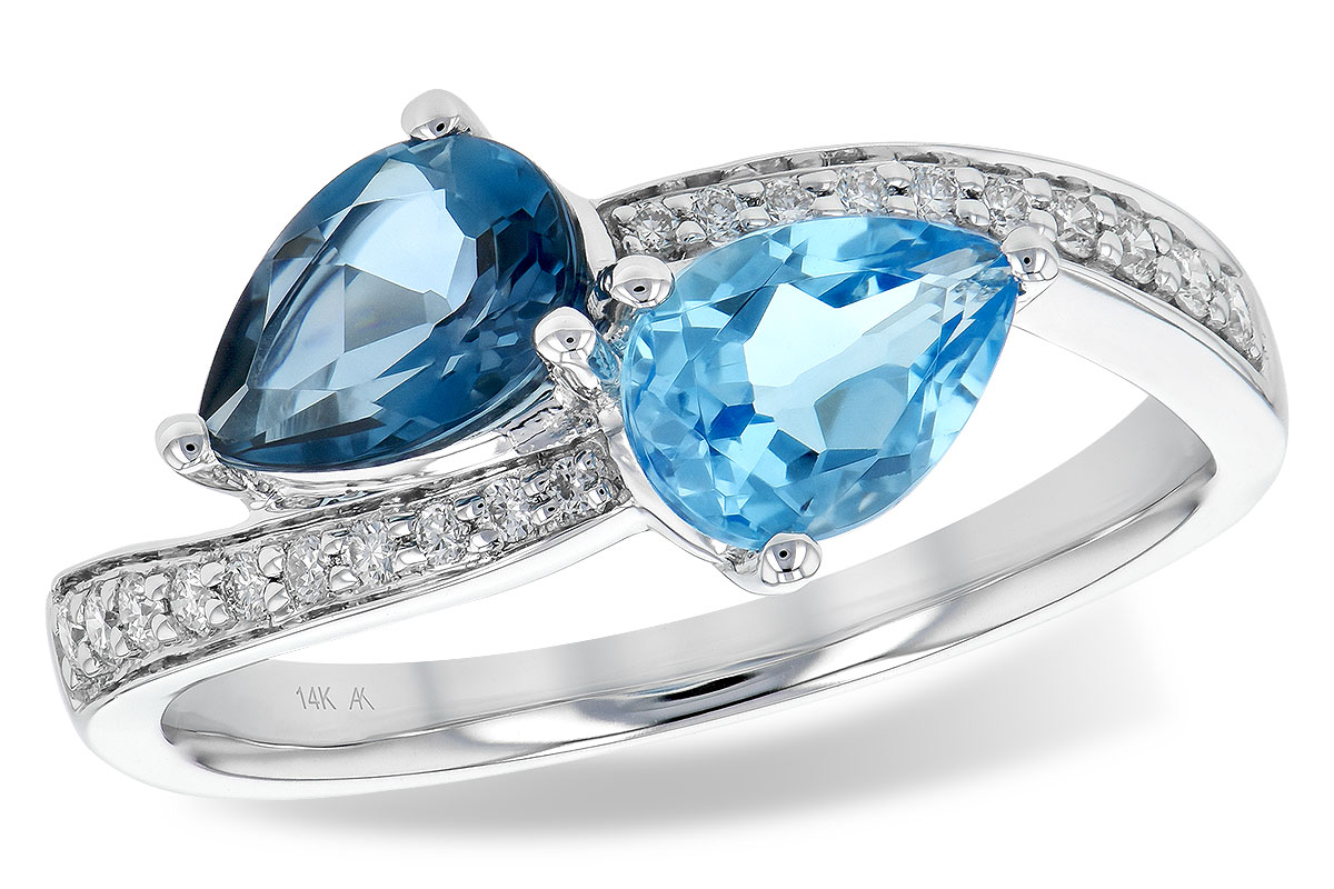 B199-52054: LDS RG 1.52 BLUE TOPAZ 1.66 TGW