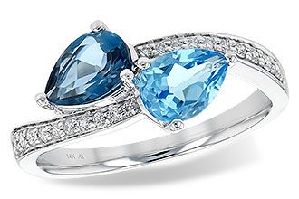 B199-52054: LDS RG 1.52 BLUE TOPAZ 1.66 TGW