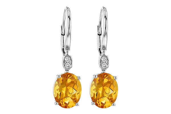 B199-53827: EARR 3.20 TW CITRINE 3.25 TGW (9x7MM CIT)