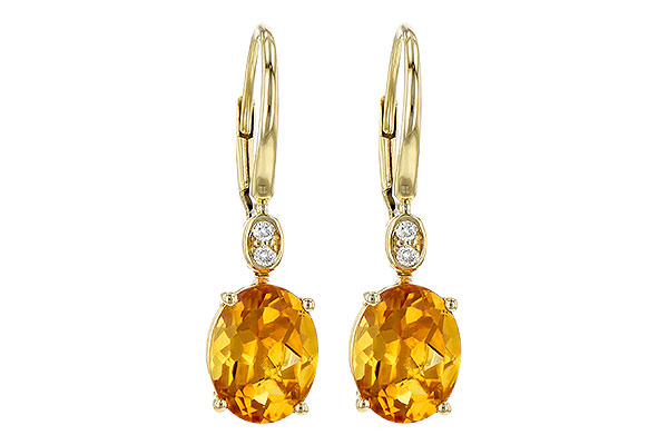 B199-53827: EARR 3.20 TW CITRINE 3.25 TGW (9x7MM CIT)