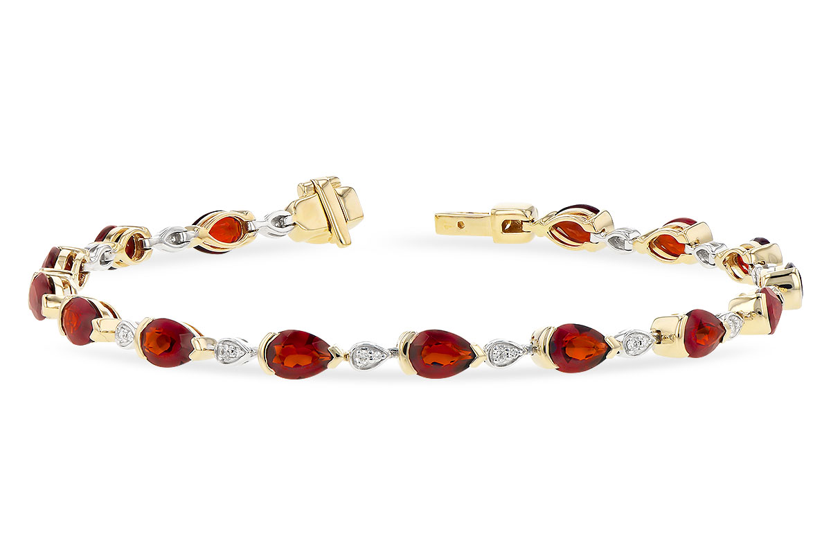 B282-22027: BRACELET 6.44 GARNET 6.60 TGW