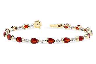 B282-22027: BRACELET 6.44 GARNET 6.60 TGW