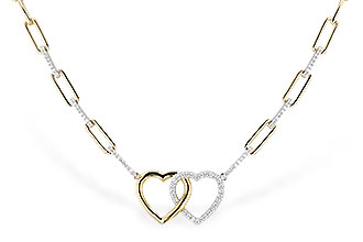 B283-12918: NECKLACE .52 TW