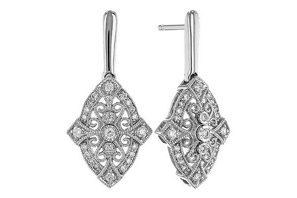 B283-14772: EARRINGS .25 TW