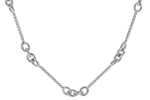 B283-14799: TWIST CHAIN (22", 0.8MM, 14KT, LOBSTER CLASP)