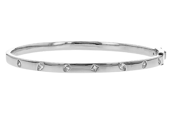 B283-15681: BANGLE .35 TW FANCY CUT DIAMONDS