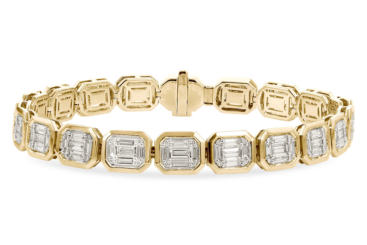 B283-16636: BRACELET 2.50 BAG 2.80 TW (7")