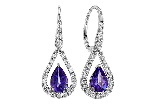 B284-01136: EARR 1.48 TW TANZANITE 1.98 TGW (7x5 PEAR)