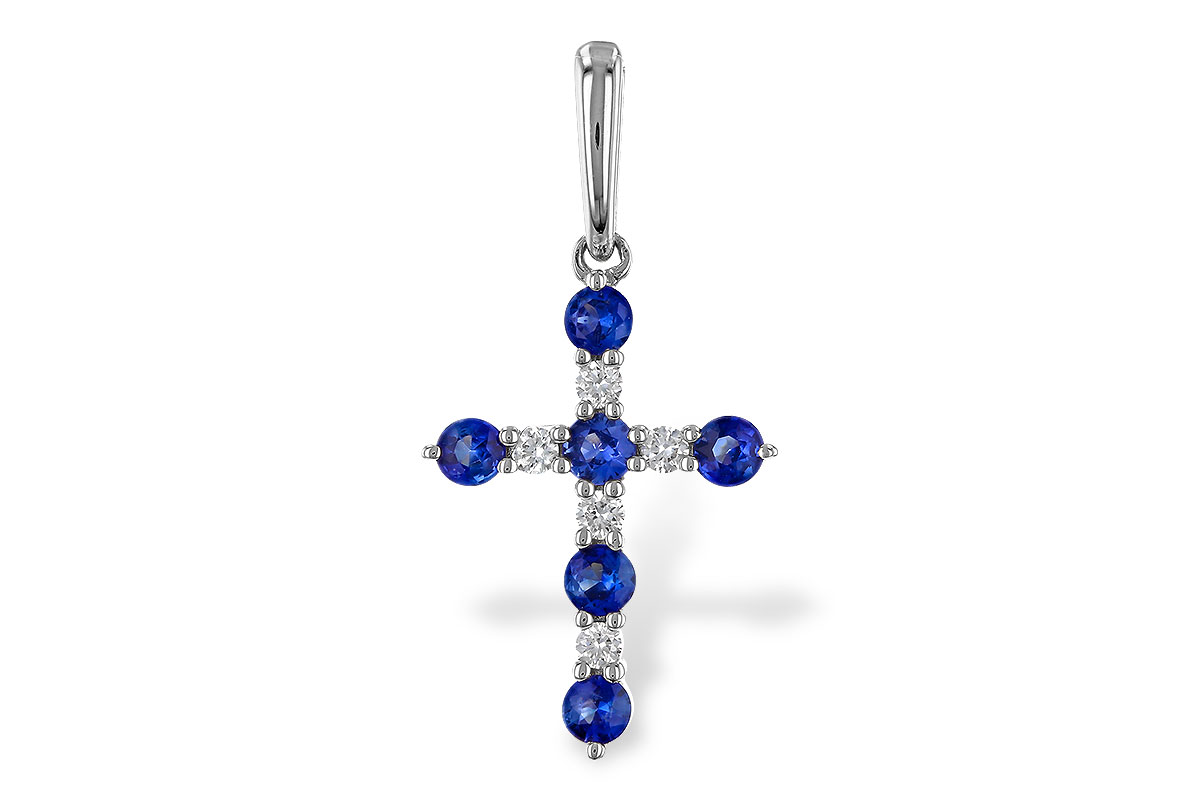 B284-02018: PENDANT .34 TW SAPP .42 TGW