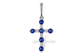 B284-02018: PENDANT .34 TW SAPP .42 TGW