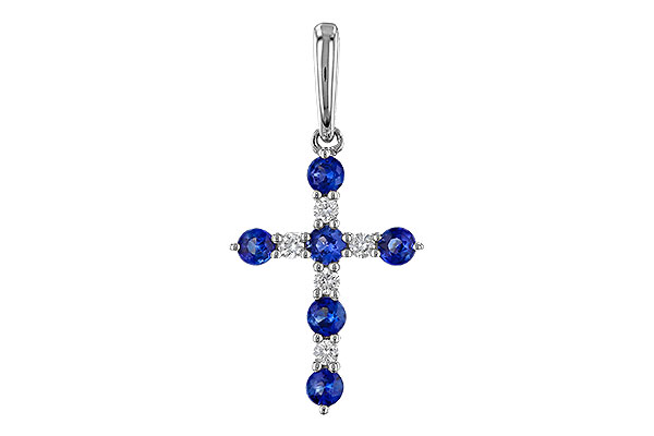 B284-02018: PENDANT .34 TW SAPP .42 TGW