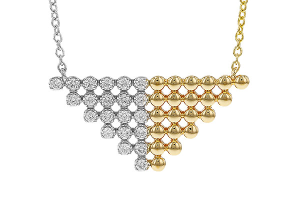 B284-05727: NECKLACE .37 TW (18")