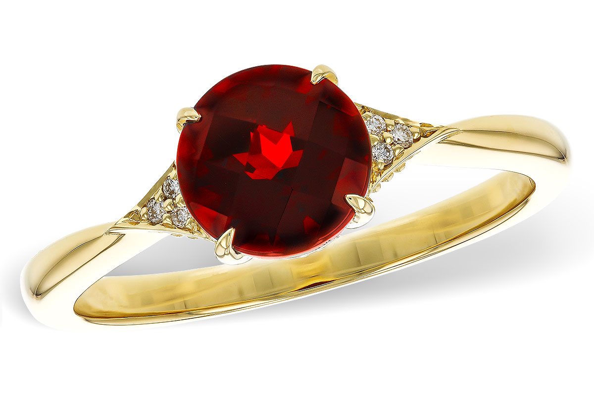 B284-06572: LDS RG 1.46 GARNET 1.48 TGW (7MM RD)