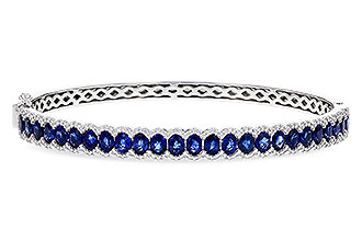 B284-07472: BANGLE 5.09 TW SAPPHIRE 5.65 TGW